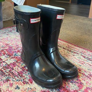 Women's Original Short Rain Boot - Glossy Black